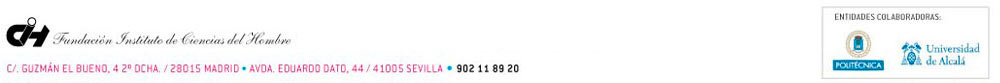 Se muestra info de contacto de la Fundaci�n ICH, as� como los logos de UPM y UAH